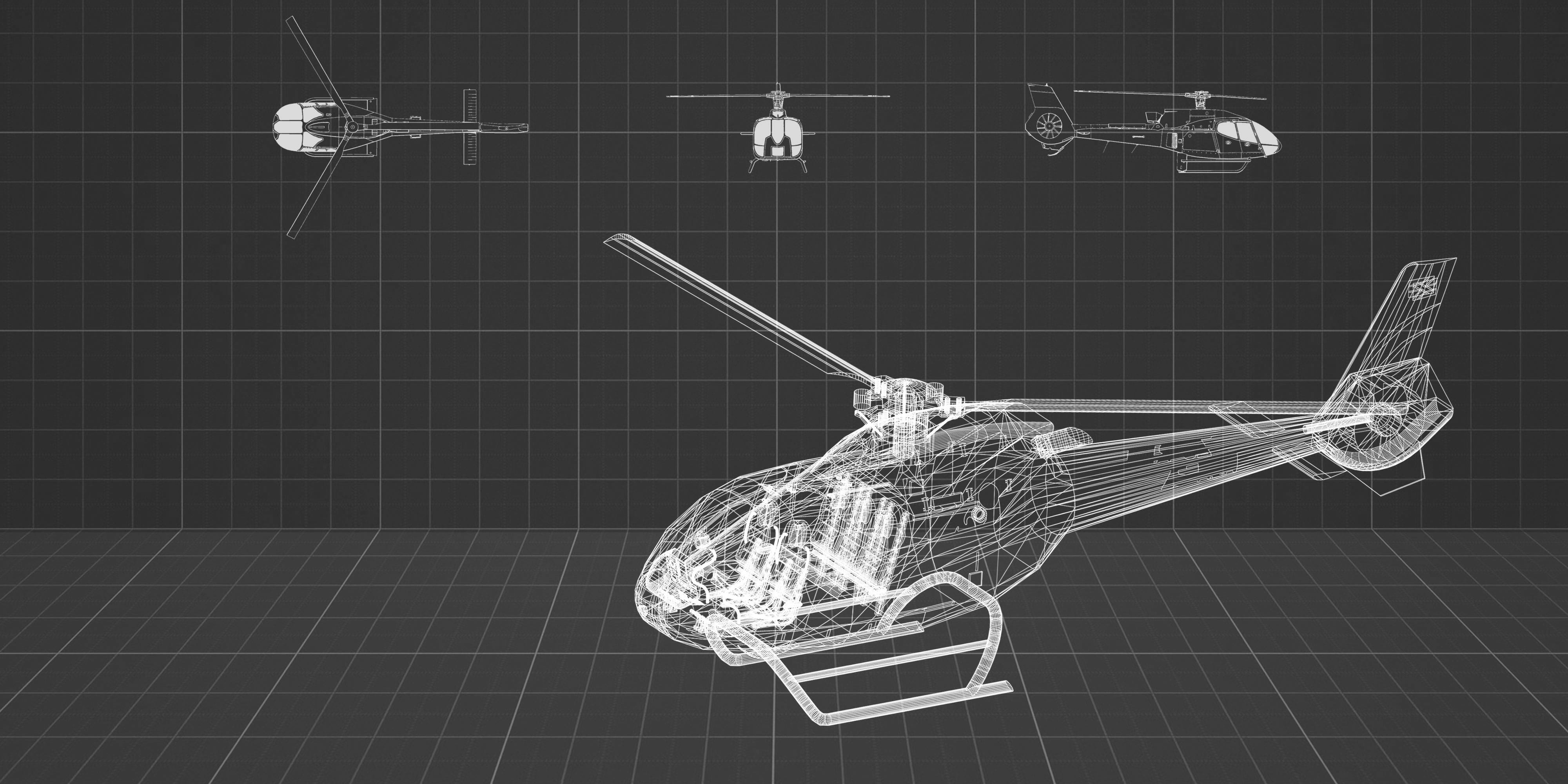 Helicopter design prints